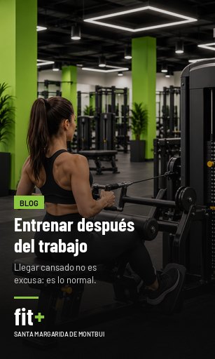 Entrenar después del trabajo sin llegar fundido
