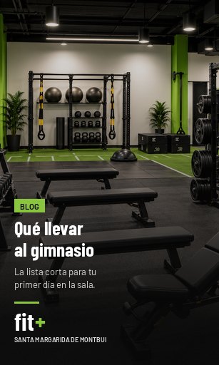 Qué llevar al gimnasio el primer día