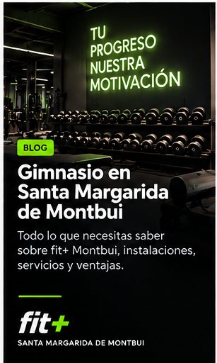 Gimnasio en Santa Margarida de Montbui