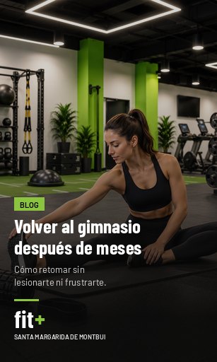 Volver al gimnasio después de meses parado